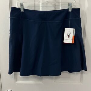 NWT Spyder Navy women’s Skort size small sporty athletic summer skirt/shorts S